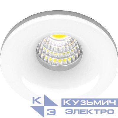 Светильник светодиодный LN003 3Вт 4000К 210лм встраив. с драйвером в комплекте бел. FERON 28771