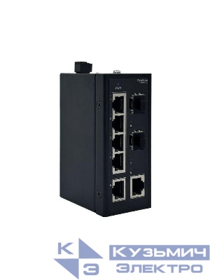 Коммутатор промышленный неуправляемый Ethernet 6х10/100BaseT 2х100BaseX SFP SE NSETU108T06X02B