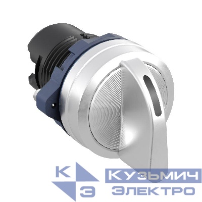 Головка переключателя на 3 положения с фиксацией стандартная ручка алюм. черн. DKC M22S-L3A