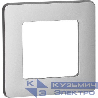 Рамка 1-м Inspiria алюм. IEK 673932