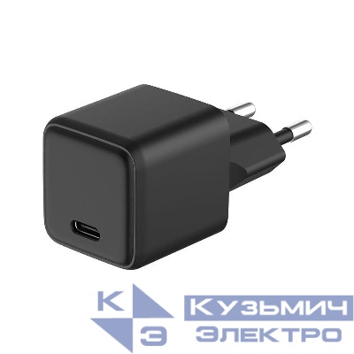 Устройство зарядное сетевое с одним портом USB-C 20Вт GaN Rexant 18-2201