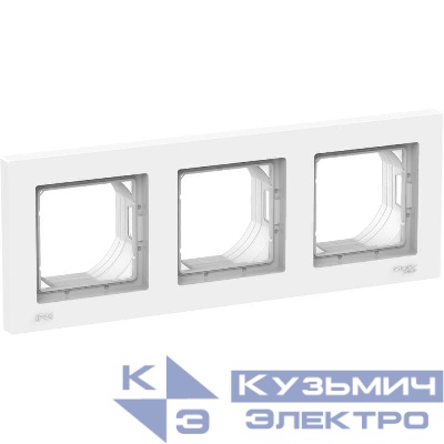 Рамка 3-м AtlasDesign Aqua IP44 бел. SE ATN440103
