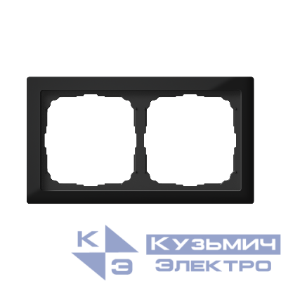 Рамка 2-м ArtGallery Pure органич. стекло черн. SE GAL321002