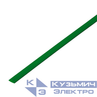 Трубка термоусадочная ТУТ нг 3.5/1.75 зел. 1м REXANT 20-3503