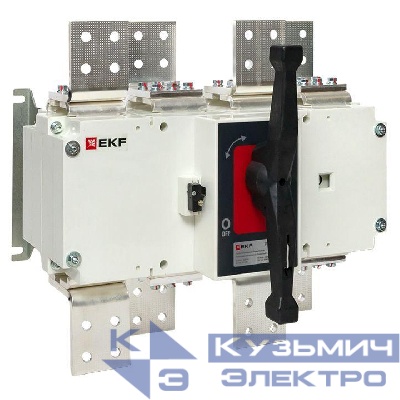 Рубильник-выключатель 4п 2000А с рукояткой управления для прямой установки PowerSwitch EKF psds-2000-4