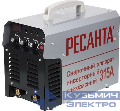 Инвертор сварочный САИ-315 3ф 315А d6 380В IP21 горячий старт Ресанта 65/25