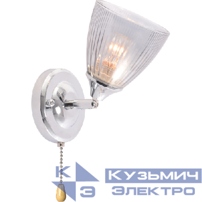 Бра Francheska 9179-401 60Вт 1хE27 настен. модерн с выключателем Rivoli Б0068461