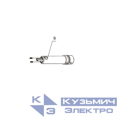 Запчасть №9 для FD301R. Рама ствола