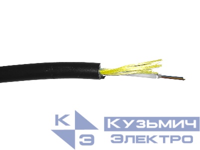 Кабель волоконно-оптический 16 (SМ - 9/125), наружный, бронированный, PE, черный, 2000м "L"