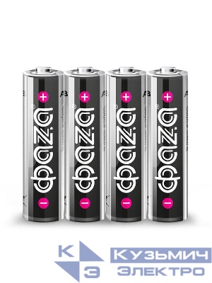 Элемент питания алкалиновый AA/LR6 1.5В Alkaline Shrink-4 (уп.4шт) ФАZА 5024502