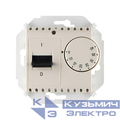 Механизм регулятора для теплого пола с зондом 16А 230В 3600Вт 5-40град IP20 Simon15 сл. кость 1591775-031