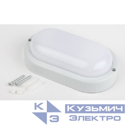 Светильник светодиодный SPB-202-0-65K-012 12Вт 6500К IP65 1140лм 195x95x37 ЖКХ овал Эра Б0047622