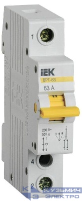 Выключатель-разъединитель трехпозиционный 1п ВРТ-63 63А KARAT IEK MPR10-1-063