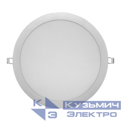 Светильник светодиодный 90 147 OLP-R1-24W-R300-4K-WH-LED 24Вт 4000К IP20 1600лм 176-264В d300 встраив. круг DOWNLIGHT ОНЛАЙТ 90147