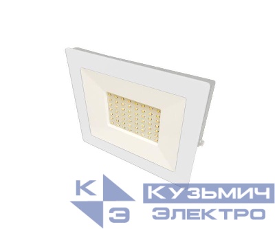Прожектор LFL-5001 C01 (LED SMD 50Вт 230В 6500К) бел. Ultraflash 14130