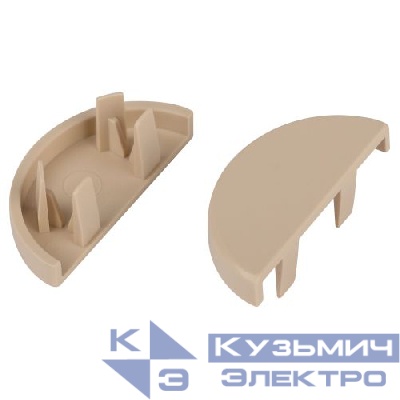 Заглушка для кабель-канала полукруглого 30х13 EC-KK-30-13-B беж. (уп.2шт) Эра Б0064959