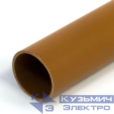 Труба гладкая ПВХ жесткая легкая d20мм бук (дл.3м) Промрукав PR05.0082