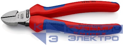 Бокорезы L-160мм твердость кромок 62 HRC черн. Knipex KN-7002160