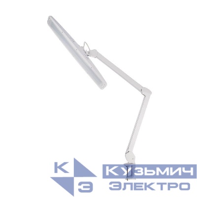 Лампа настольная на струбцине 84LED регулятор яркости бел. Rexant 31-0401