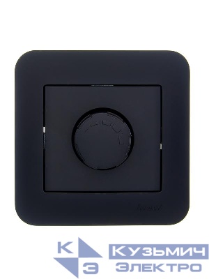 Светорегулятор СП 800Вт ASTI в сборе черн. бархат LEZARD 7081-4242-115