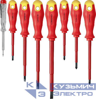 Набор отверток диэлектрических OHT-Otd01-H8 (8шт) ОНЛАЙТ 90000