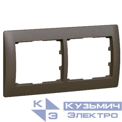 Рамка 2-м Galea Life горизонт. бронза Leg 771202