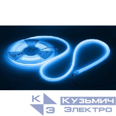 Лента светодиодная LS2835-9.6-120-24-B-IP68-5м 24В термостойкая для бани в комплекте: 2 заглушки; 10 крепежей син. (уп.5м) Эра Б0062350