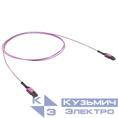 Патчкорд 2ОВ 50/125 OM4 LC Duplex Uniboot/LC Duplex Uniboot 2м DKC RNPCUL4AB02
