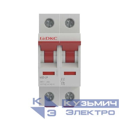 Выключатель нагрузки модульный 2п 100А MSD YON MSD-2P100