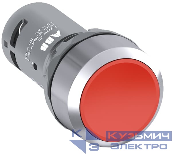 Кнопка CP1-30R-01 без фикс. 1H3 красн. ABB 1SFA619100R3041