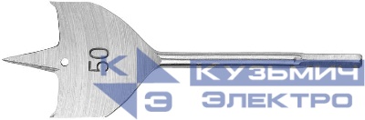 Сверло по дереву перовое 50х152мм FIT 36164