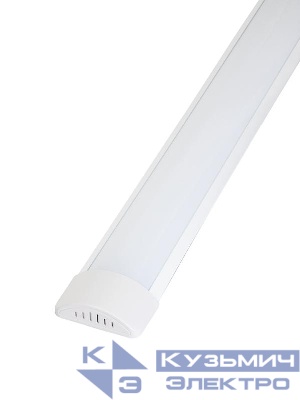 Светильник светодиодный линейный ДПО-1 18Вт 4000К IP40 полукруг. опал КОСМОС KDPO1-18W4K-OP-IP40