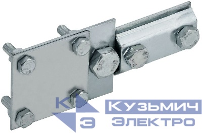 Зажим соединительный контрол. пруток 6-8мм-полоса 30мм оцинк. сталь HDZ IEK ZCC56-14-1-68-30