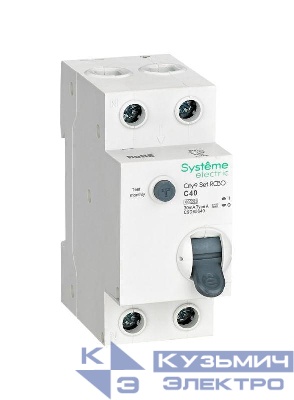 Выключатель автоматический дифференциального тока City9 Set (АВДТ) 1P+N C 40А 6кА 30мА Тип-A 230В SE C9D65640