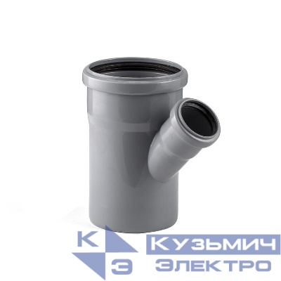 Тройник ВК ПП 110/50х45 сер. RTP 36573