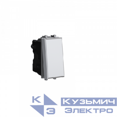 Кнопка модульная 1мод. "Avanti" "Закаленная сталь" DKC 4404151