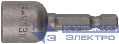 Насадка для шурупов и болтов с 6-гр.головкой Профи d13мм L48мм FIT 57942