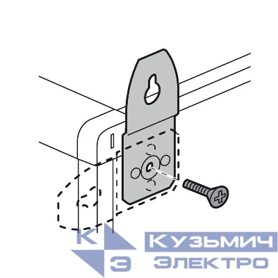 Кронштейн для крепл. на стену XL3 400 (комплект 4шт) Leg 020100
