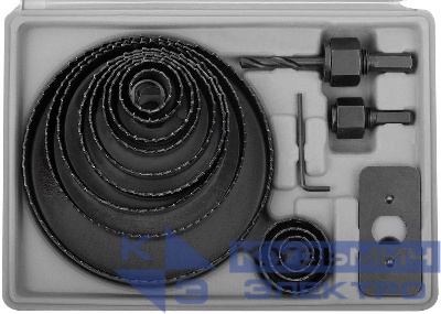 Набор пил круговых 19-127мм 12шт в кейсе FIT 36763