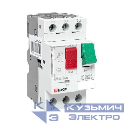 Выключатель автоматический для защиты двигателя АПД-32 24-32А EKF apd-me-32