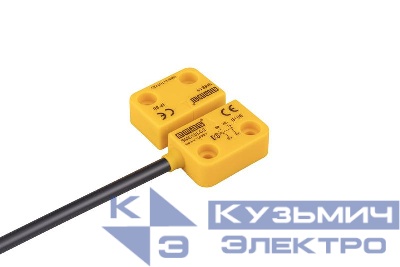 Датчик магнитный (1НЗ+1НО) провод 2м (расст. сраб. 5мм) левый выход IP68 EMAS SMS10LC2-S15