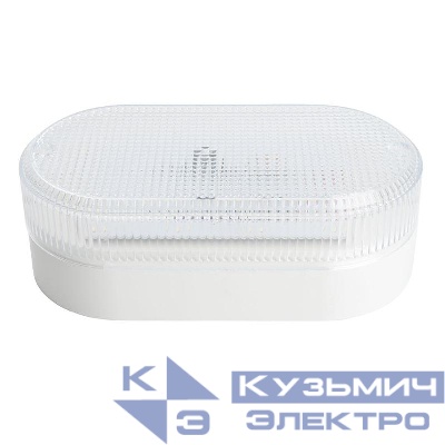 Светильник светодиодный TR Овал 12Вт 4000К IP53 призма FERON 51511