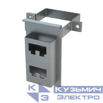 Комплект креплений к опоре 80х80 (стойка+пластина+хомут) KMZ80-80 КМ LO14753