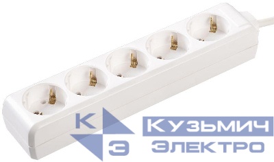 Удлинитель 5х5м с заземл. 16А IP20 У05 2P+PE 250В 3х1 IEK WYP10-16-05-05-Z-N
