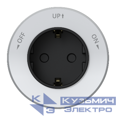 Розетка MultiTrack 16А 250В 2К+З круглая бел. SE MTK13001W