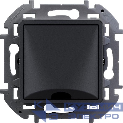 Вывод кабеля Inspiria с зажимом для крепления антрацит Leg 673893