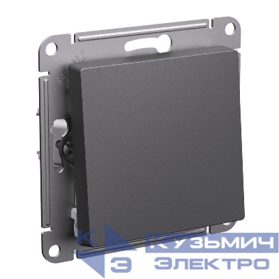 Выключатель 1-кл. AtlasDesign (сх. 1) 10AX механизм базальт SE ATN001411