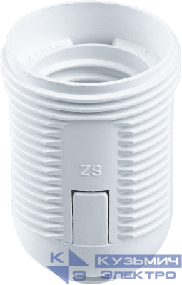 Патрон электрический 71 614 NLH-PL-R-E27 пластик. люстровый под кольцо Navigator 71614