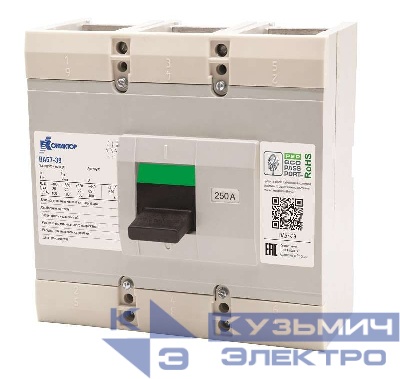 Выключатель автоматический 3п 630А 5000А ВА57-39-340010 660/380В AC Контактор L630-0025