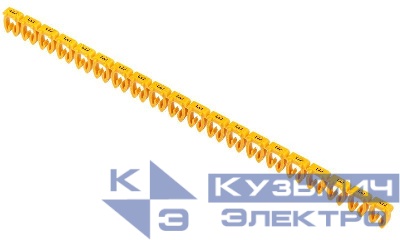 Маркер открытого типа KE 4-6кв.мм символ "E" (уп.200шт) IEK UMK-KE3-E